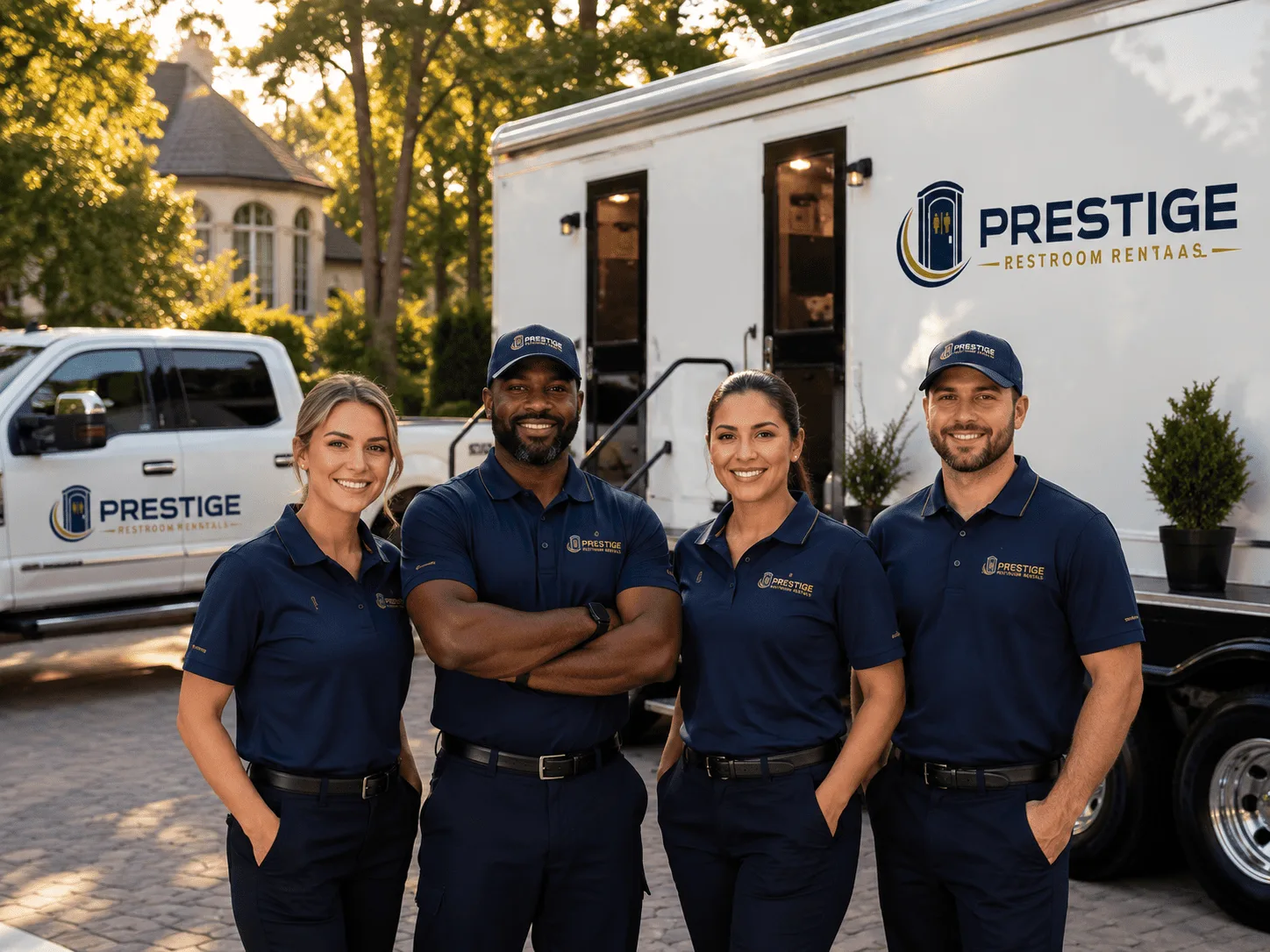 Trusted Luxury Portable Restrooms company in Wall, TX
